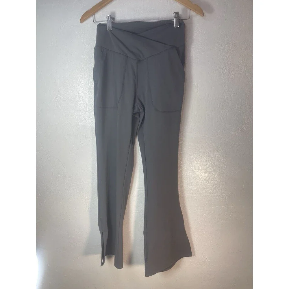 Women's High Waist Flare Yoga Pants Bootcut Leggings with Pockets M Athleisure